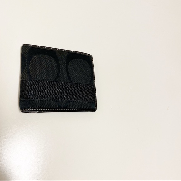 Coach Black Compact Wallet - Picture 3 of 5